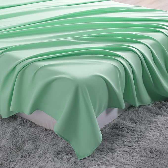 NTBAY Twin Extra-Long Flat Sheet Only - Image 7