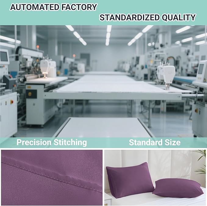 ZPECC Pillow Cases King Size Set of 12, 20x36 Envelope Closure Pillowcases - Image 4