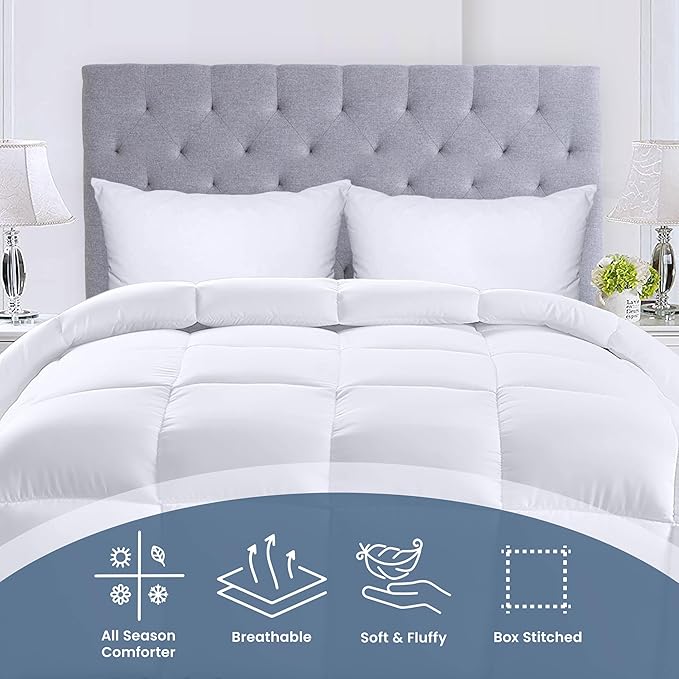 Utopia Bedding Comforters King Size, All Season Duvet Insert, Down Alternative - Image 4