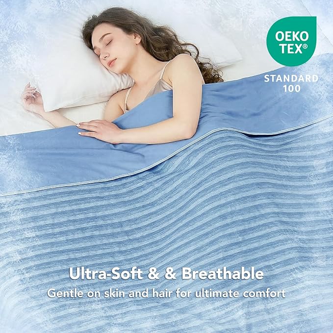 GOHERO Cooling Blanket King Size- 100"x90" Summer Cooling Throw Blanket - Image 2