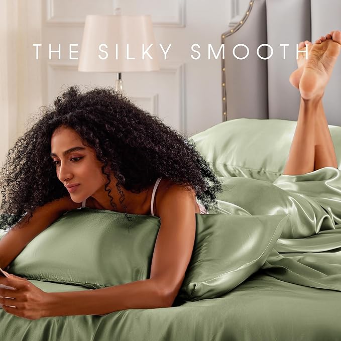 FreshCulture Satin Sheets Full Size - Image 6