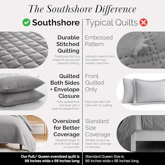 Southshore Fine Living, Inc. Summer Bedspreads Queen Size Quilts - Image 4