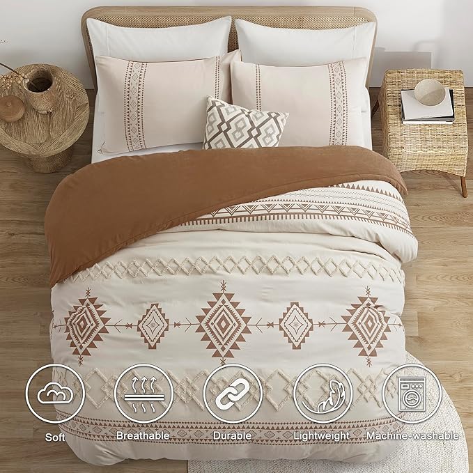 Oli Anderson Boho Duvet Cover Set Twin Size, Durable and Super Soft Duvet Covers - Image 6