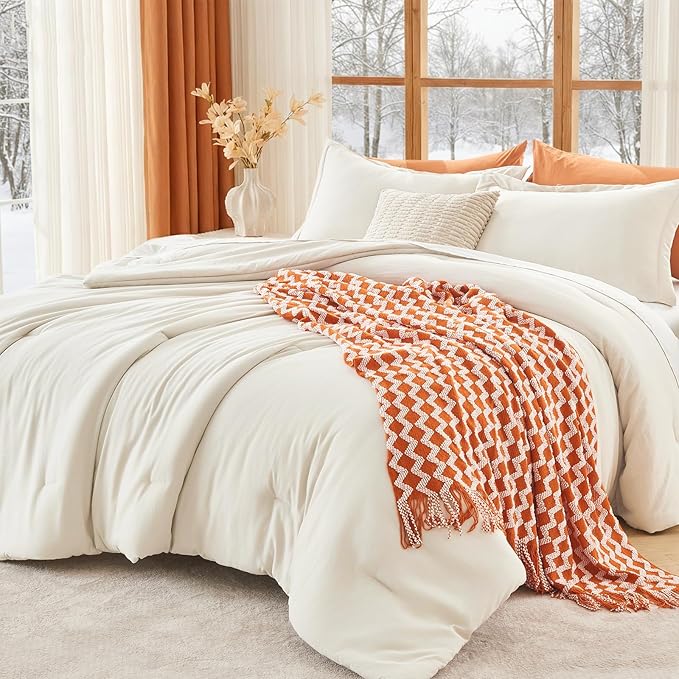 MUXHOMO Twin/Twin XL Comforter Set, All Season Ultra Soft Down Alternative by MUXHOMO