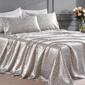 FreshCulture Satin Sheets Queen Size Bed Set- 4 Piece Luxury Soft Silky Queen by FreshCulture