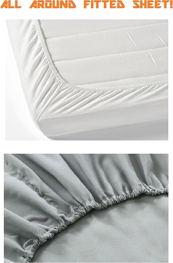 Elegant Comfort Luxury 1500 Premium Hotel Quality Microfiber 4-Piece Sheet Set - Image 4
