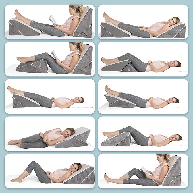 Kolbs Memory Foam Adjustable Bed Wedge Pillow - Image 2