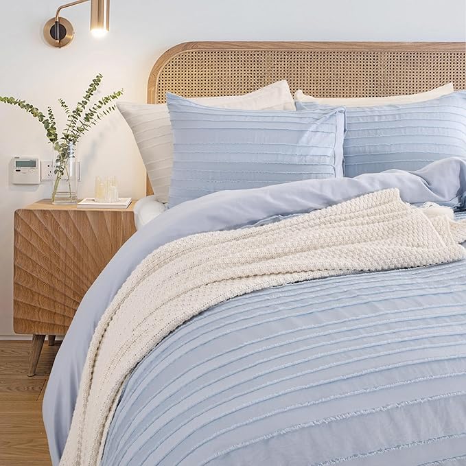 NEXHOME PRO Twin Duvet Cover, Soft and Lightweight 100% Washed Microfiber - Image 2