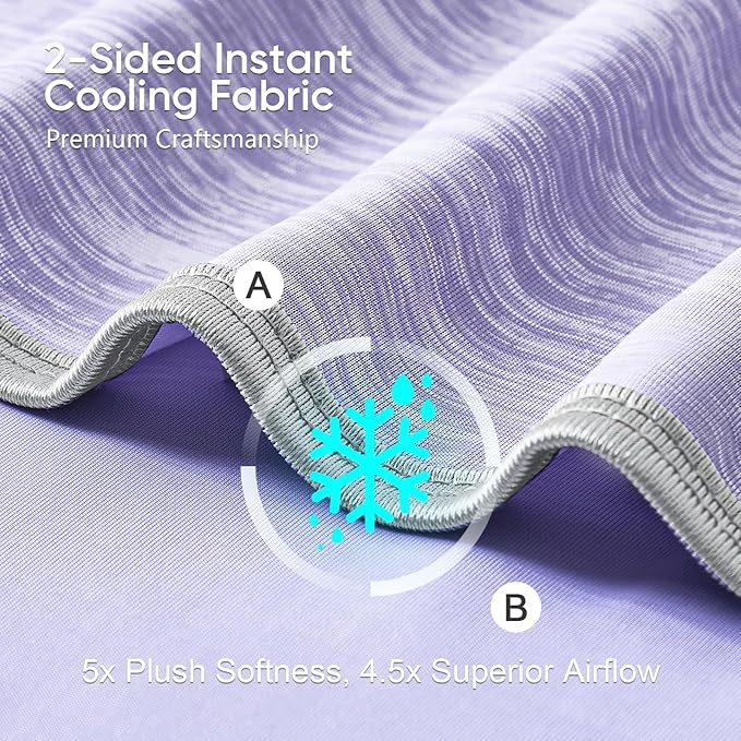 KMUSET Cooling Blanket Twin XL, Double Sided Summer Cooling Blankets - Image 3