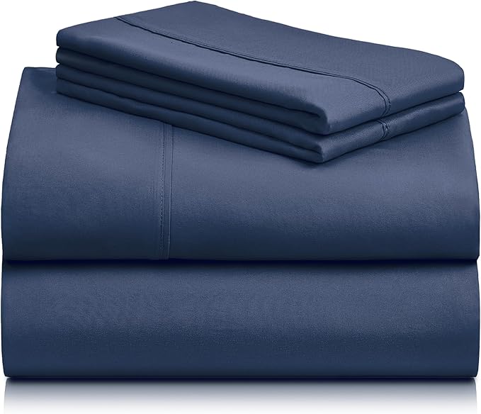 LuxClub 4 PC Queen Sheet Set, Breathable Luxury Bed Sheets, Deep Pockets 18" - Image 9
