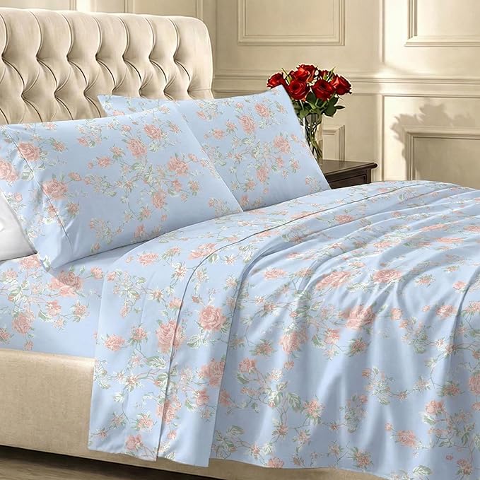 California Design Den Soft 100% Cotton Bed Sheets Twin XL Set, 400 Thread Count by CaliforniaDesignDen