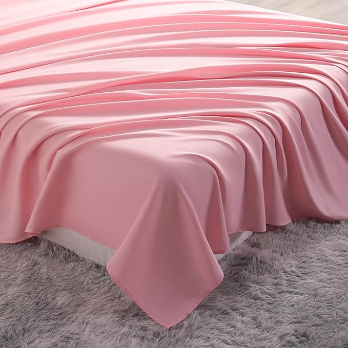 NTBAY Twin Extra-Long Flat Sheet Only - Image 7