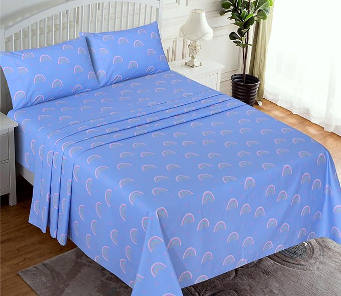 RUVANTI 100% Cotton Sheets – Twin Size Percale Bedding, Cooling & Breathable - Image 2