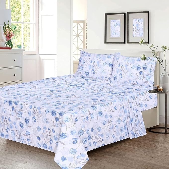 RUVANTI 100% Cotton Sheets – Twin XL Size Percale Bedding, Cooling & Breathable - Image 2
