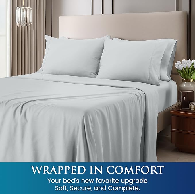 Utopia Bedding King Size 4 Piece Sheet Set - Image 4