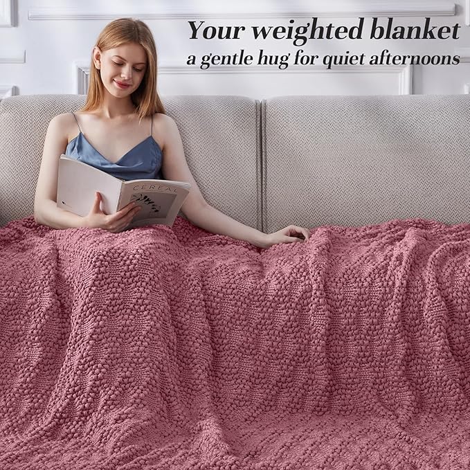 Anysay Knitted Weighted Blanket - Image 4