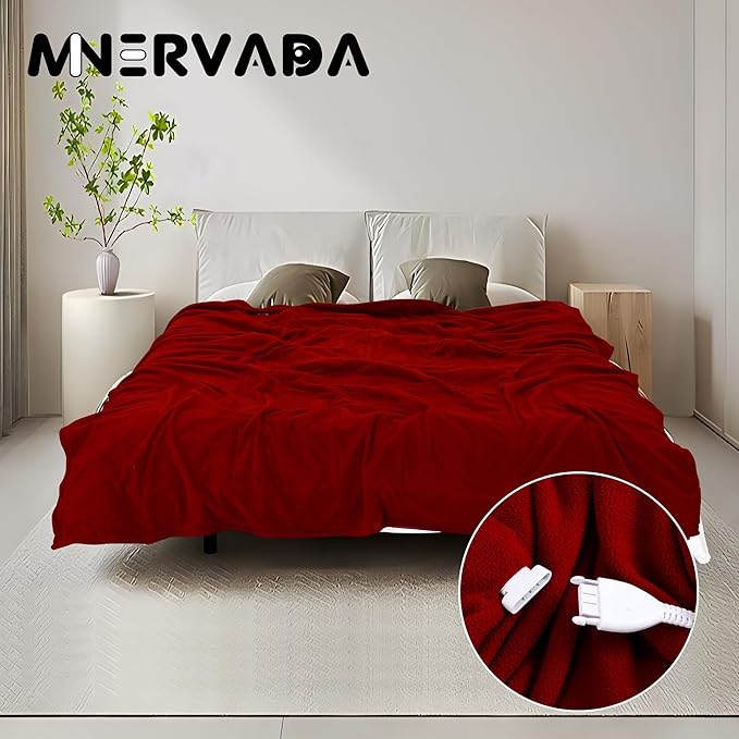 Heated Blanket Electric Blanket Full Size 72''x84'' - Image 3
