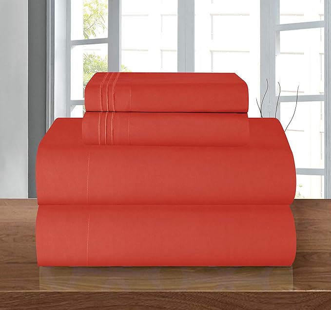 Elegant Comfort Luxury Soft 1500 Premier Egyptian 4-Piece Premium Hotel Quality by ELEGANTCOMFORT
