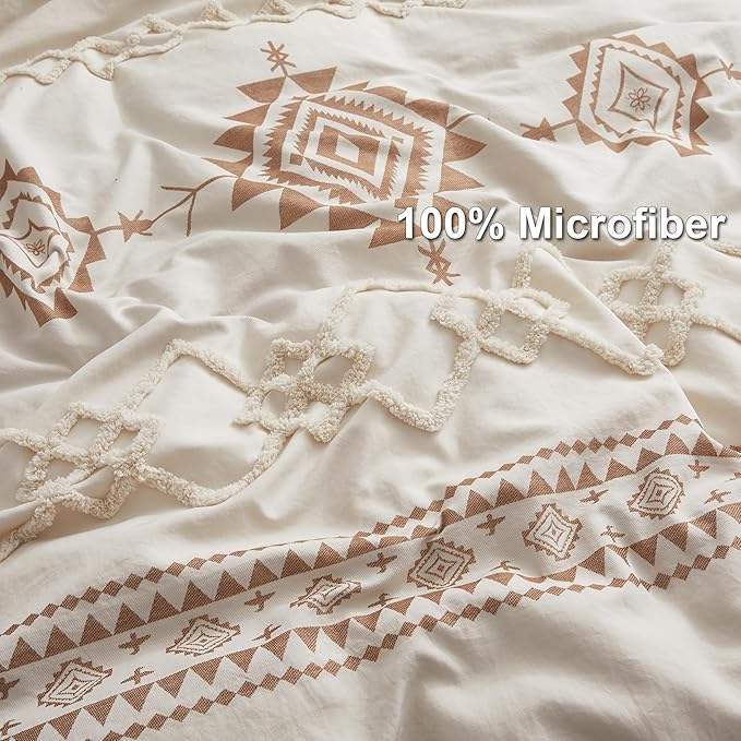 Oli Anderson Boho Duvet Cover Set Queen Size, Durable and Super Soft Duvet - Image 3