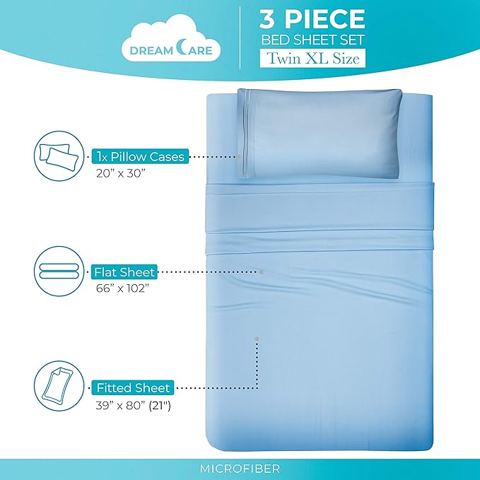 DREAMCARE Twin XL Sheet Sets - Image 4