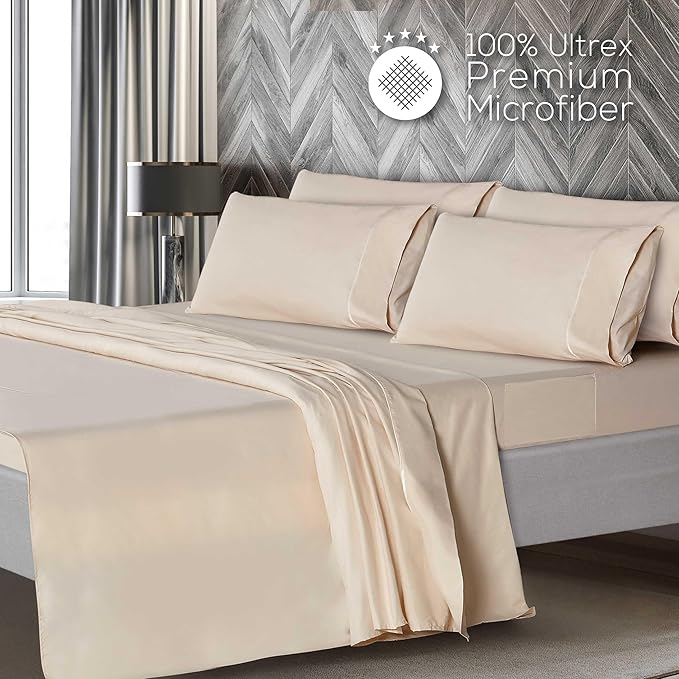 Mueller UltraTemp 6 PC Queen Sheet Set - Image 3