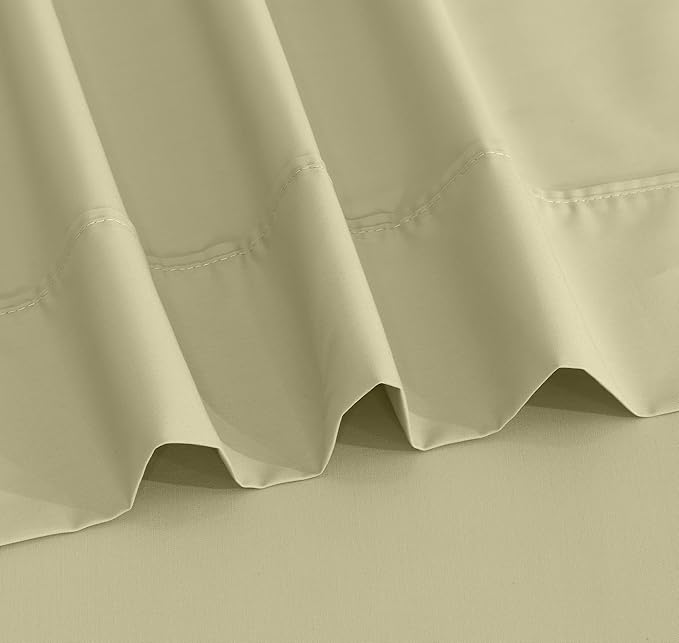 RUVANTI 100% Cotton Sheets – Queen Size Percale Bedding, Cooling & Breathable - Image 8