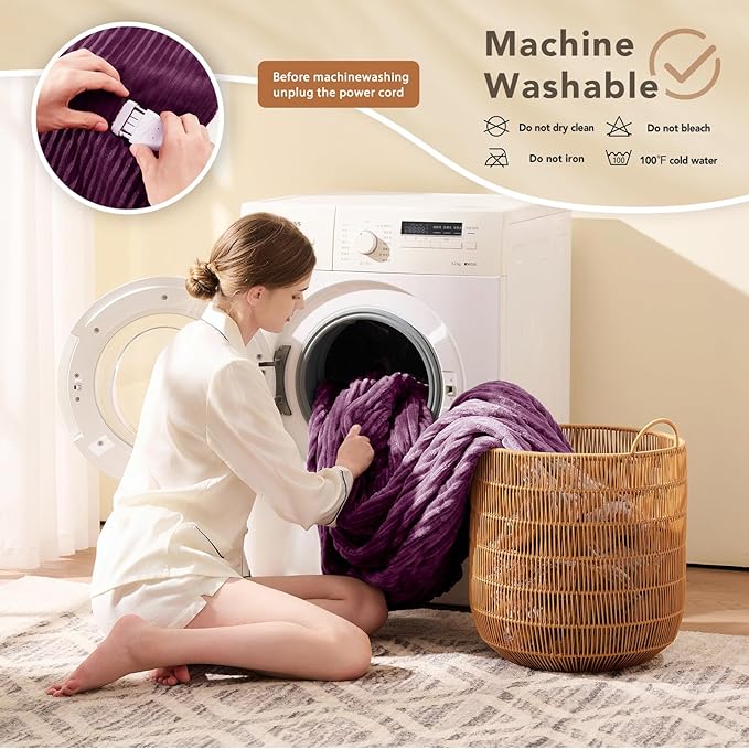 Homemate Electric Heated Blanket Twin Size - Image 7