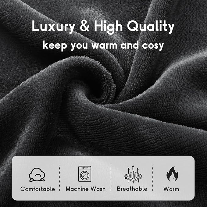Heated Blanket Electric Blanket Queen Size 84''x90'' - Image 4