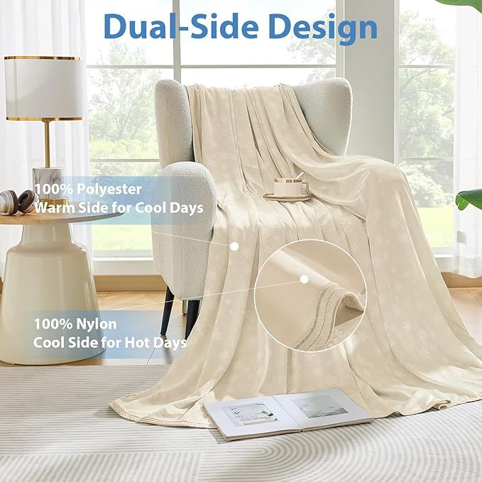 OIGAE Cooling Blanket for Hot Sleepers - Image 4