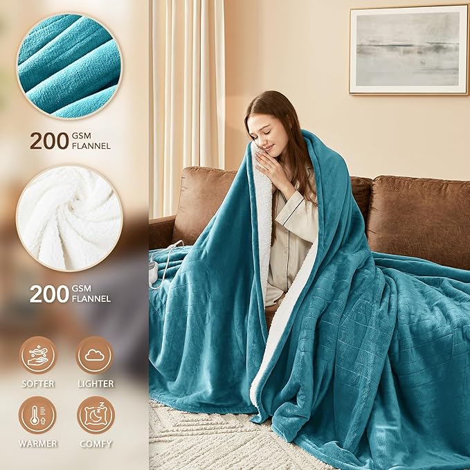 Homemate Electric Heated Blanket Queen - Image 3