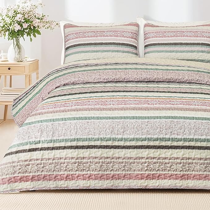Exclusivo Mezcla Reversible Boho Quilts Queen Size by ExclusivoMezcla