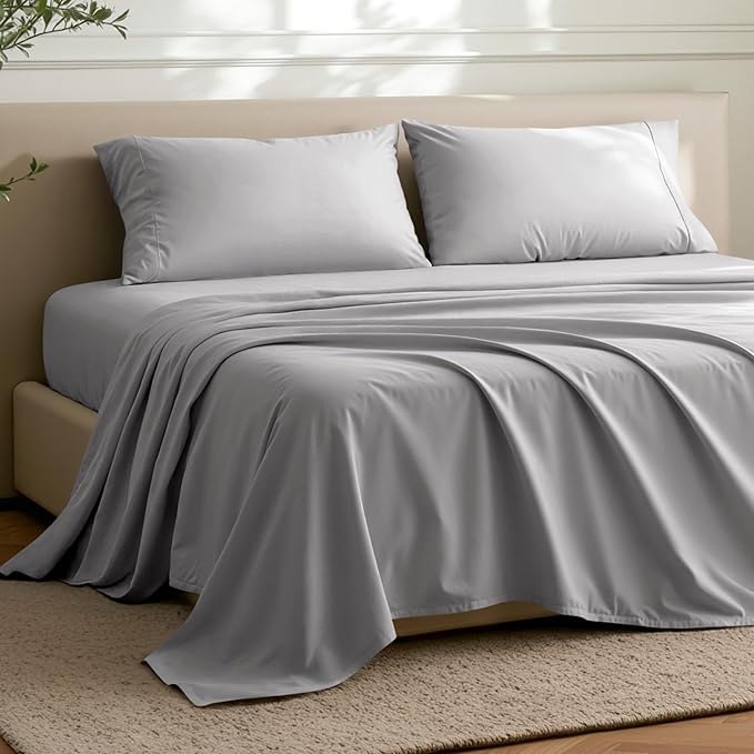Bare Home King Flat Sheet - Image 2