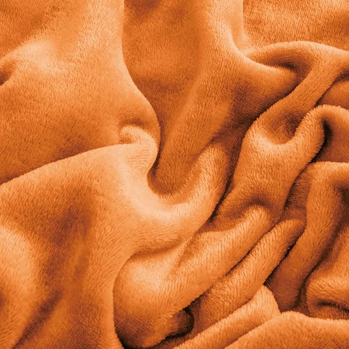 BEDELITE Flannel Sheets King Size Burnt Orange - Image 5