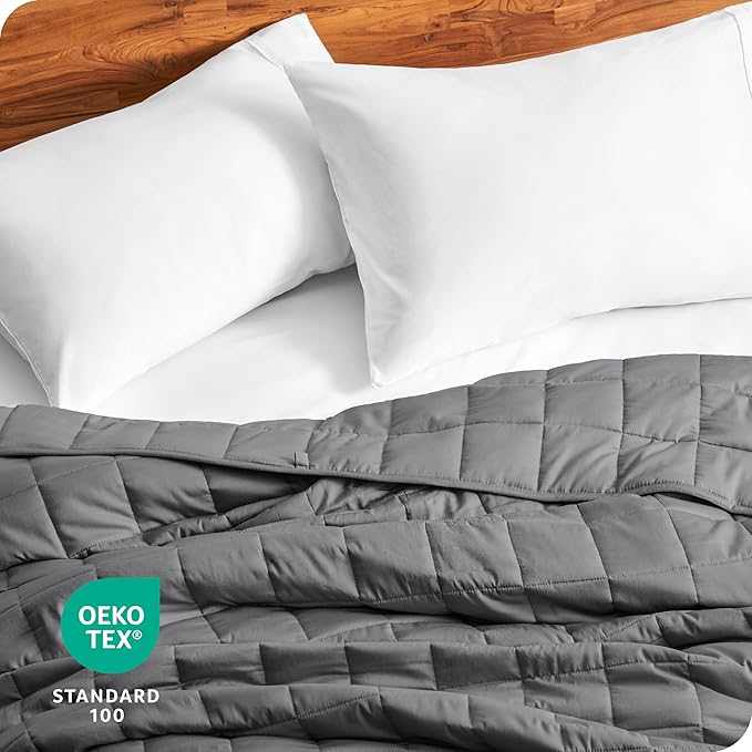 Bare Home Weighted Blanket Queen Size 20lb - Image 7