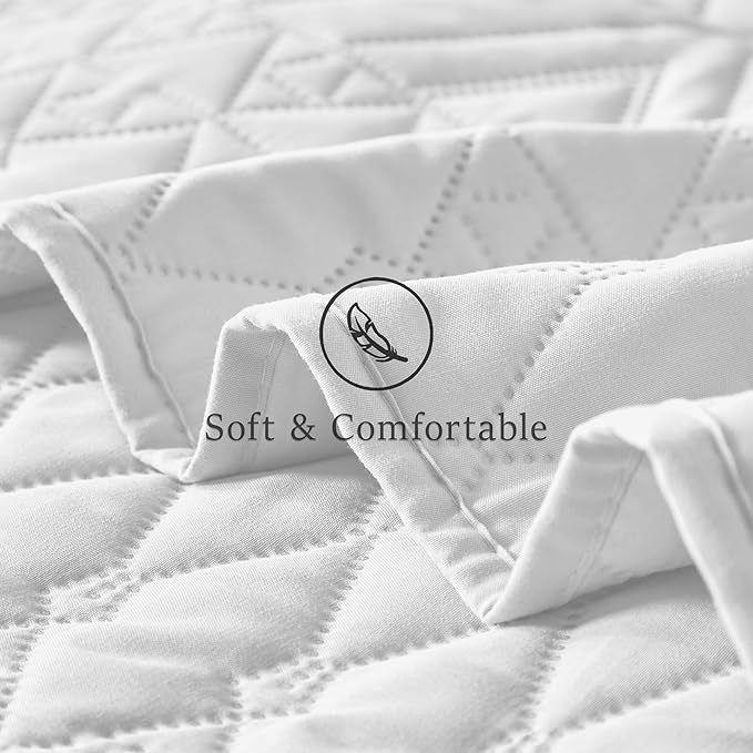 akkialla King/Cal King Size Quilt Bedding Set, Modern Style Geometric Pattern - Image 6