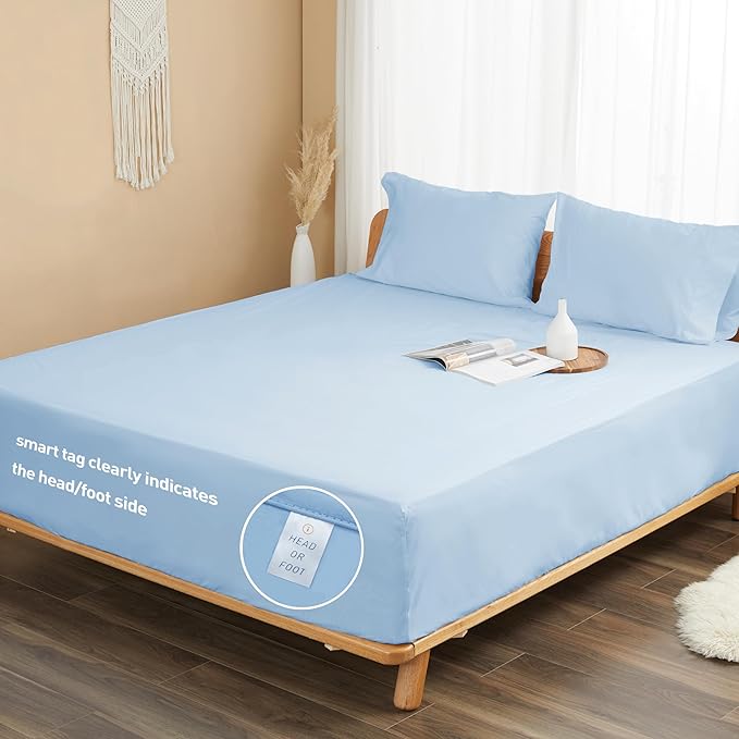 Sunflower King Fitted Sheet, 1-Piece Deep Pocket Fitted Bottom Sheet 16" - Image 7