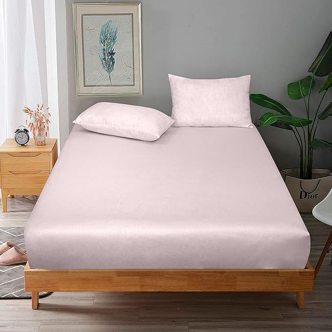 ROYALE LINENS 300 Thread Count 100% Long Staple Combed Cotton Fitted Sheet Full - Image 9