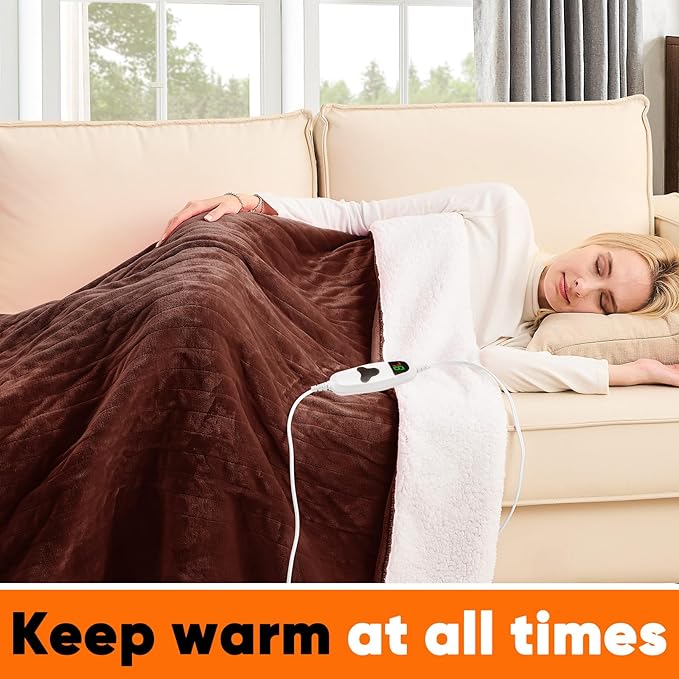 greenoak Heated Blanket Electric Full 72"X84", Heating Blankets - Image 2