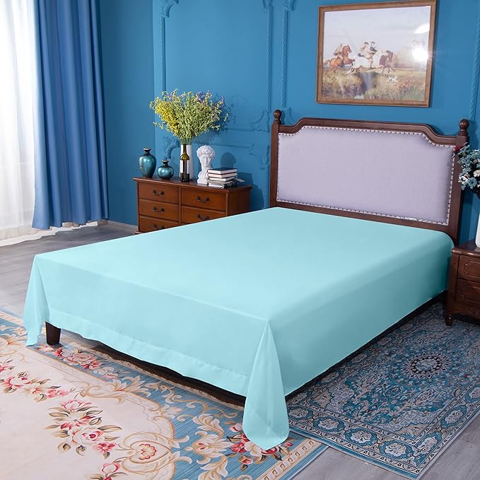 NTBAY Twin Extra-Long Flat Sheet Only - Image 5