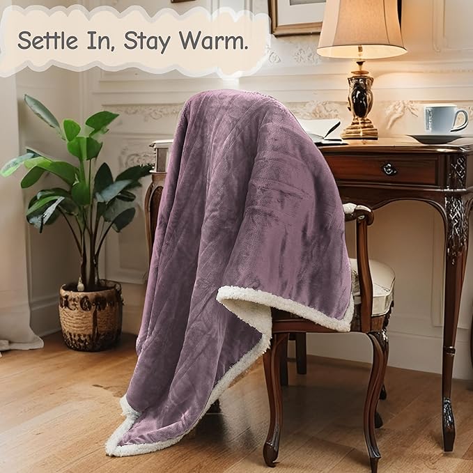 Electric Heated Blanket Full Size 72"x84", Soft Flannel - Image 5