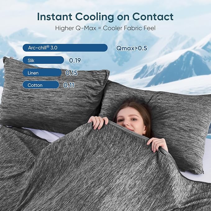 Elegear Revolutionary Cooling Blanket Queen Absorbs Heat to Keep Body Cool - Image 3
