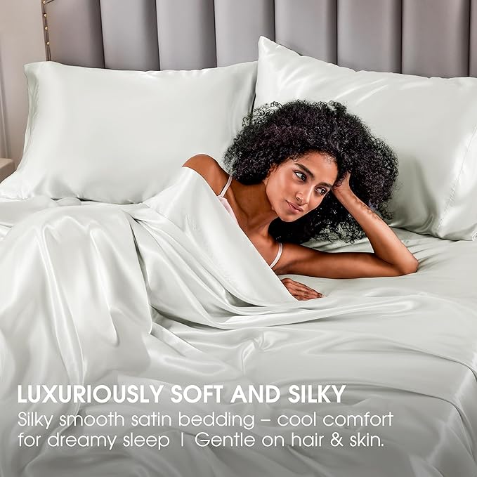 FreshCulture Satin Sheets California King - Image 6