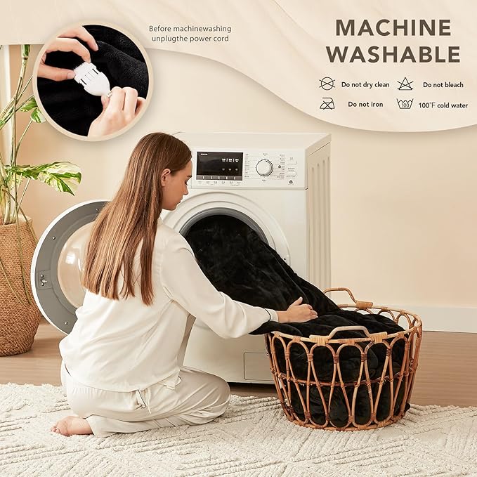 Homemate Electric Heated Blanket Twin - Image 7
