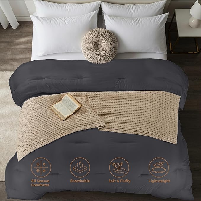 Utopia Bedding Comforters Twin Size, All Season Duvet Insert, Down Alternative - Image 6