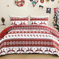 Exclusivo Mezcla Reversible Christmas Quilts Twin Size by ExclusivoMezcla