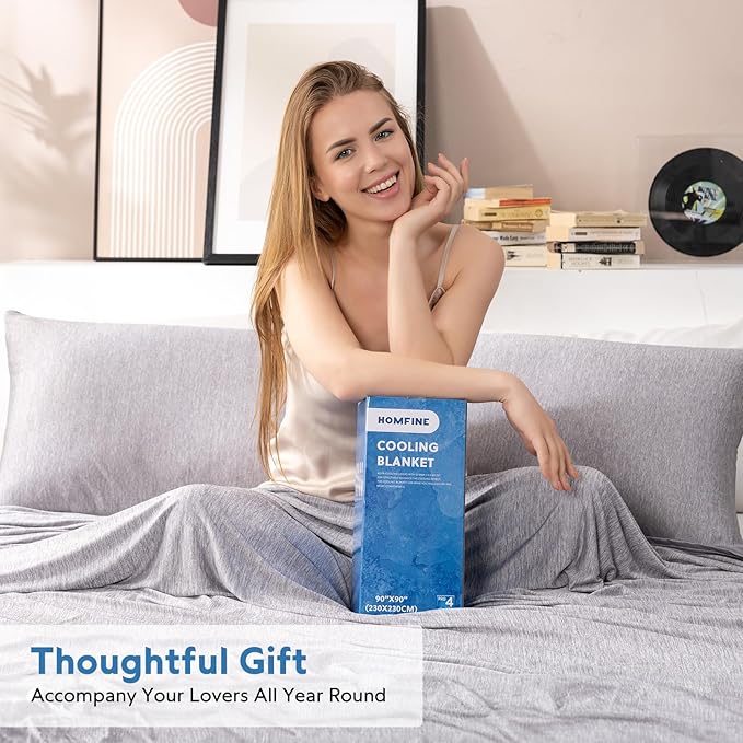HOMFINE Cooling Blanket for Hot Sleepers - Image 6