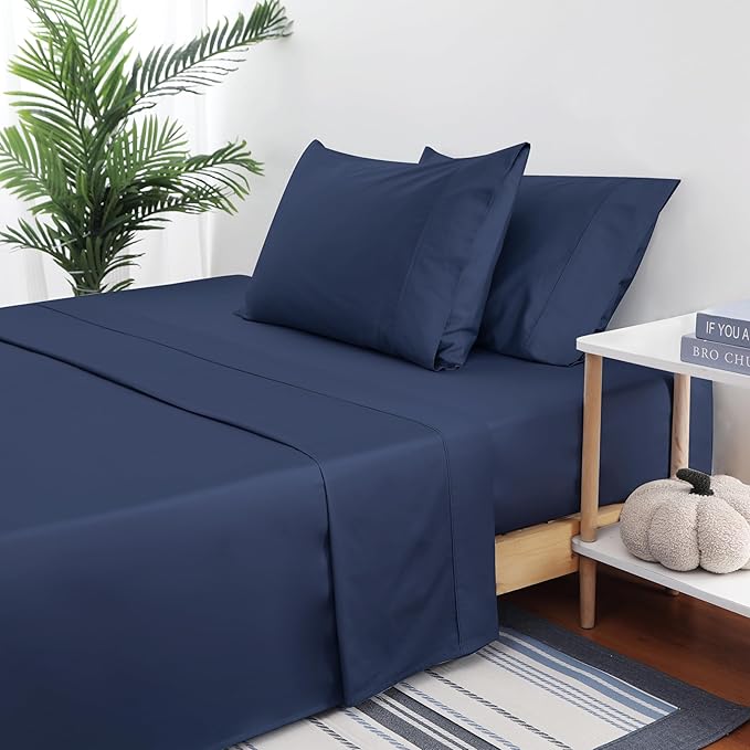 Flat Sheet Only Queen Size, 400 TC 100% Egyptian Cotton Flat Sheet - Image 4