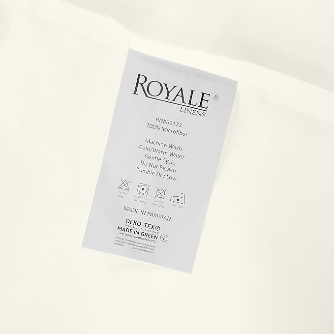 Royale Linens Fitted Sheet Full - Image 9