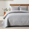 HORIMOTE HOME Grey Twin Size Quilt Set by HORIMOTEHOME