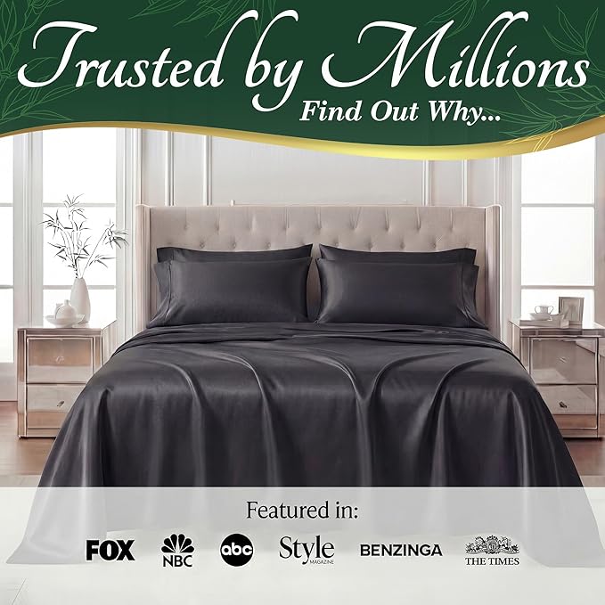 DECOLURE 100% Viscose Derived from Bamboo Sheets Twin Size - Image 5